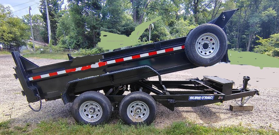 2022 SURE TRAC 12 foot Low Profile Homeowner Dump Trailer - Image 6